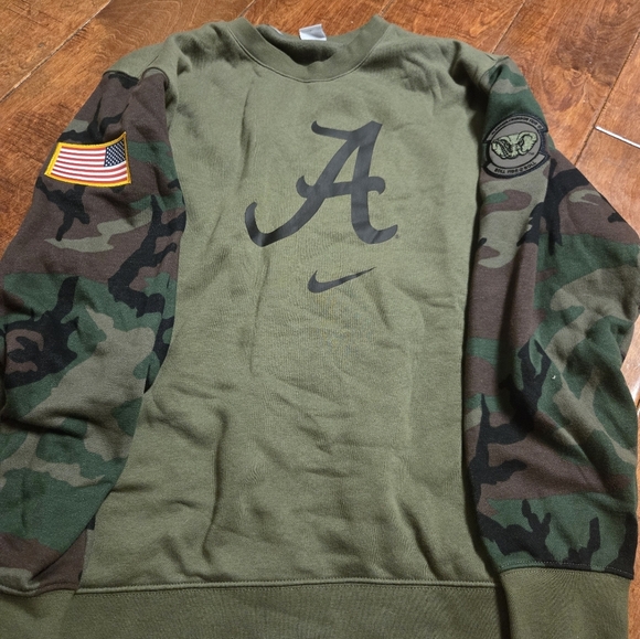 Nike Alabama‎ Camo Sleeve Sweatshirt New xl - Picture 1 of 5